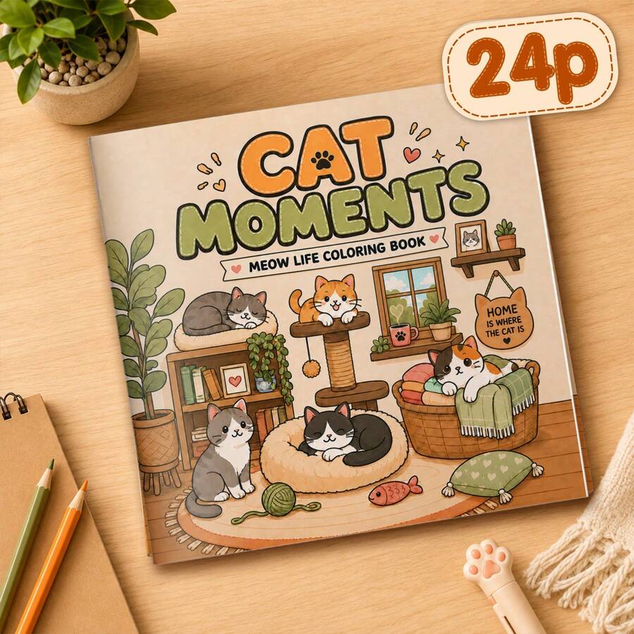 Kids Coloring Books, Puppy And Kitten Coloring Book For Boys And Girls, Cute Pets Drawing Art Activity Book, Adorable Dogs And Cats Coloring Pages, Fun Animal Illustrations, Encourages Creativity Imagination, Perfect For Daily Fun And Home Activities - Children's Coloring Book - View 1