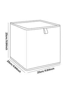 1PC Ocean Print Foldable Storage Bin, Large Capacity Multi-Purpose Organizer Box For Clothes & Sundries, Dustproof Moistureproof For Wardrobe, Bedroom & Living Room - Multicolor - View 7