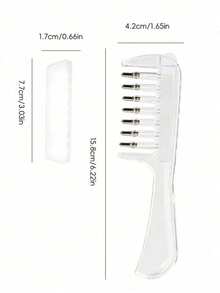 1pc Scalp Hair Oil Dispensing Comb, Hair Root Essence Applicator, Refillable Hair Care Comb, Massage Roller Tooth Comb, Home Scalp Care Tool, Liquid Hair Oil Dispensing Comb, Portable Hair Oil Applicator - Multiple Styles - View 10