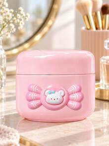 Candy Pattern Refillable Empty Cosmetic Jars With Lids, Travel Toiletry Containers, Moisturizer Sample Pots For Face Cream, Lotion, Cosmetics, Ointment, Mask, Travel Essentials, Fitness, Study (Empty Bottles Only) - Multicolor - View 6