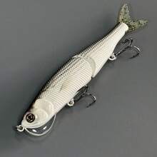 14cm 30g Long Cast Sinking Realistic Fish Lure Glide Bait - White - View 4