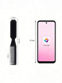 1/2/5pcs Children's Universal Double-Sided Styling Comb, 2-In-1 Hair Care Comb, Suitable For Styling And Daily Use - Multicolor - View 12