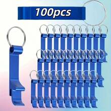 10/30/50/100pcs Customized Engraved Metal Bottle Opener Keychain - Can Engrave Name Or Text, Bulk Boxed, Perfect For Wedding, Birthday, Company Gift And Party Favor; Customizable - Multicolor - View 15