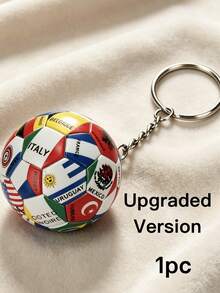 World Cup Commemorative Soccer Keychain, Mini Soccer Ball Pendant With National Flag, Suitable For Fans To Use As Backpack And Car Accessory - Global - View 12