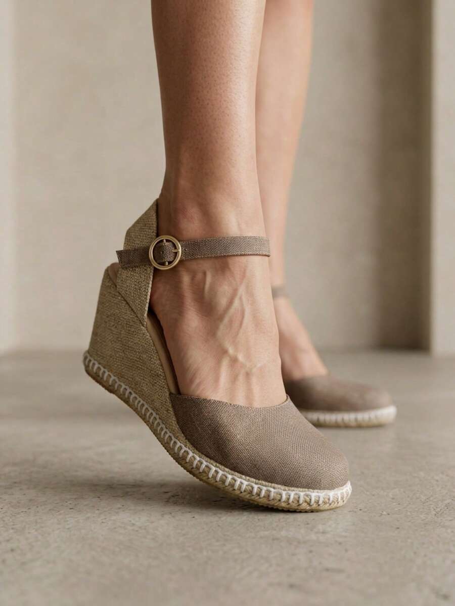 Women Wedges & Platform - Beige - View 1