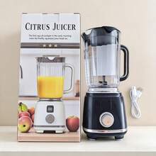 Household Desktop Digital Electric Blender, 10 Cutting Blades, Retro Style Glass Cup, Dual Speed Control, Detachable Easy To Clean Compact Juicer, Multi-Function Small Blender, Suitable For Fresh Juice, Milkshakes, Milk Drinks And Various Dairy Beverages - Multicolor - View 14