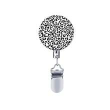 1pc Leopard Print Retractable ID Towel Clip, Retractable Kitchen Towel Rack With Retractable Rope Adhesive Towel Clip Holder, No Drilling RV Accessories, Kitchen Bathroom Towel Rack (Silver) - Leopard Print - View 14