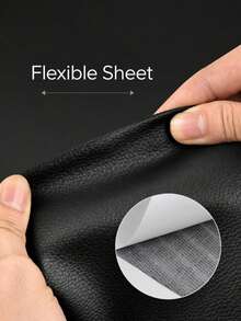 PVC Leather Repair Roll, Tool-Free Faux Leather Restorer Fabric For Sofa Couch Car Seat Furniture Bag, Lychee Texture Vinyl Upholstery Fixing Sheet, Anti-Scratch Non-Fading DIY Repair - Multiple Styles and Colors - View 7