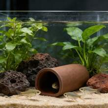 Ceramic Aquarium Shrimp Shelter Fish Tank Cave Rest Hide Play For Fish ...