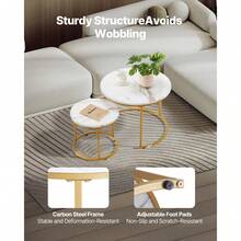 Nesting Tables - White - View 3