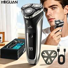 Electric Razor For Men,Mini Electric Shaver, 3-Blade Razor, USB Rechargeable, Compact & Portable, Men's Holiday Gift Battery Capacity 500mAh - Black - View 2