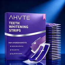 AHVTE 14片美白牙貼，適合敏感牙齦，紫色，去除黃漬，有效改善牙色，亮白笑容，琺瑯質 - 打條 - 查看 20