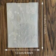 壓花夾,塑膠壓花模板,適用於卡片製作、剪貼簿、DIY紙藝手工、相簿裝飾,多種圖案可選 - MW - 查看 17