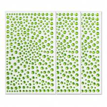 Nayiben 3pcs Pink Blue Green Rhinestone Stickers, Party Decoration 3D Makeup Sticker For Hair, Face, Nails, Gift Back To School School Supplies - Multicolor - View 22