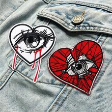 2-3 PCS Combination Punk Style Embroidery Patch Iron On Patches For Clothing Thermoadhesive Patches On Clothes Tarot Applique DIY Sewing Decorate Badges - Colorful - View 11