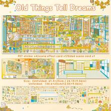 3D Immersive Stress Relief House Landscape Stickers, Panoramic Positioning, No-Cut DIY Fun Decorative Stickers, Suitable For Gifts, Office, Home, Classroom, Entertainment Toys, Student Creative Scrapbooking - Multicolor - View 6