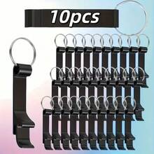 10/30/50/100pcs Customized Engraved Metal Bottle Opener Keychain - Can Engrave Name Or Text, Bulk Boxed, Perfect For Wedding, Birthday, Company Gift And Party Favor; Customizable - Multicolor - View 38
