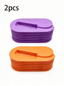 1/2pcs Portable Phone Charging Cable Organizer, Anti-Tangle, Suitable For Desktop And Travel, Compatible With Apple 1m USB-C Cables, Perfect Data Cable Management, Especially Suitable For Users Who Love C-To-C Braided Cables - Multicolor - View 11