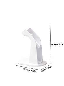 1pc Vertical Hair Dryer Holder Desktop No-Drill Magnetic Hair Dryer Storage Rack Organizer Base - View 7