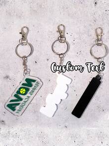 Gift For Her/Him Wholesale Customized Logo Keychains Bulk Acrylic Key Rings Suitable For Business, Events And Promotional Christmas, Personalized Acrylic Keychains, Customized Photo Keychains, Small Accessories, Clothing Accessories, Suitable For Couples, Friends, Pets Or Commemorative Purposes - Multicolor - View 8