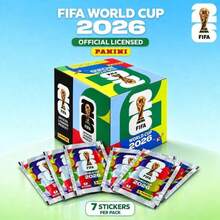 FIFA Paper Box Sticker Set, Paper Material, Random Football Star Stickers, Authentic Panini Collectible Cards, Sports Niche Style Hobby Collection Supplies - Multicolor - View 2