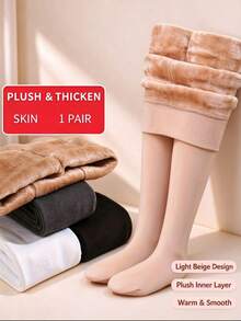3pcs/Set Solid Color Fashion Children's Dance Practice Tights, Elegant Soft Comfortable Tights, Suitable For All Seasons, Multiple Colors Available - Multicolor - View 49