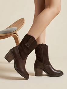 Women Ankle Boots & Booties - Brown - View 3