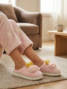 Women Home Slippers - Pink - View 3