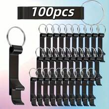 10/30/50/100pcs Customized Engraved Metal Bottle Opener Keychain - Can Engrave Name Or Text, Bulk Boxed, Perfect For Wedding, Birthday, Company Gift And Party Favor; Customizable - Multicolor - View 14