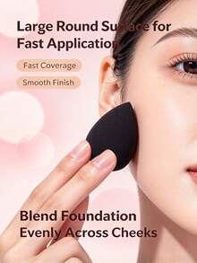 25Pcs Mini Makeup Sponges Set,Soft Cosmetic Applicators For Cream, Liquid & Powder Foundation, Random Color Delivery - Multicolor - View 7