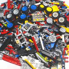450pcs/900pcs Tech Building Blocks Set, Adult Building Block Assembly Tech Pin Connector Universal Joint Sleeve Small Particle Building Blocks Set, Compatible With Gears, Tires Tech Series, Hamburger Car Building Blocks, Tech Style, Christmas/Party - Multicolor - View 1