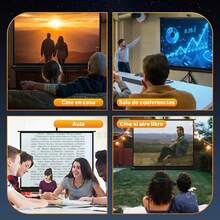 HOMCOM Projectors - Black - View 4