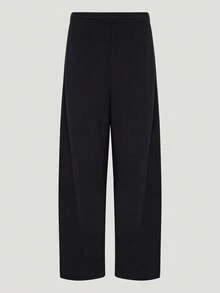 Adidas Originals Women's PLEATED PANTS W Woven Long Pants LH9649 - Black - View 2