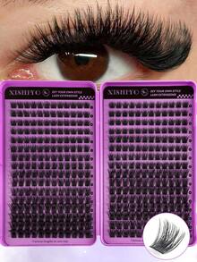 640/544/384/100pcs Single Cluster False Eyelashes, Eyelash Book, Cluster False Eyelashes, DIY Eyelash Extensions, Cluster False Eyelashes, Single Cluster False Eyelashes, False Eyelashes - DD - View 4