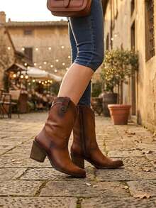 Women Ankle Boots & Booties - Brown - View 3
