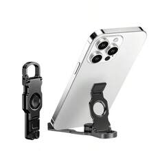 Portable Foldable Phone Stand With Keychain, Adjustable Desktop Phone Holder Compatible With All Smartphones Under 8 Inches - Multiple Styles - View 2