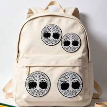 2pcs Tree Of Life Pattern Iron-On Patches - DIY Embroidery Patches, Sewable And Iron-On Heart Patches, Suitable For Clothes, Jackets, Hats, Backpacks, Jeans, Decorative Badges - Ironing Style - View 4