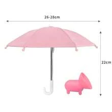 Cute Mini Pig Motorcycle Umbrella Phone Holder, Anti-Glare Sun Shade, Rain & UV Protection For Outdoor Cycling - View 6