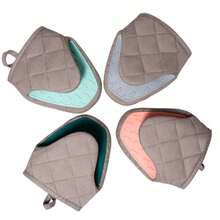 1pc Mutifunctional Slicone Oven Mits With Pot Holders - Anti-Scalding Kitchen Gloves For Plates Trays, And Bowis - RV Must Have Accessories - View 1