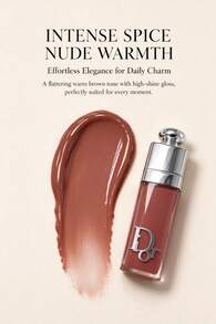 Dior Addict Lip Glow Mini 2ml #018, Lip Balm Berwarna, Warna Teh Susu Oolong yang Melembapkan, Ukuran Mini untuk Perjalanan, Tidak Lengket, Kilau Kemerahan Alami - Rose Tea - View 3