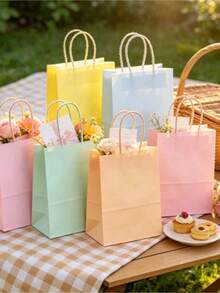 Reusable Waterproof Party Favor Tote Bags for Ba to Sool Birthday Parties Classroom Rewards Ter Appreciation and Yr-End s Set of 30 Small Candy and Bags Idl for Multiple Celebration Scenarios - Multicolor - Ver 2