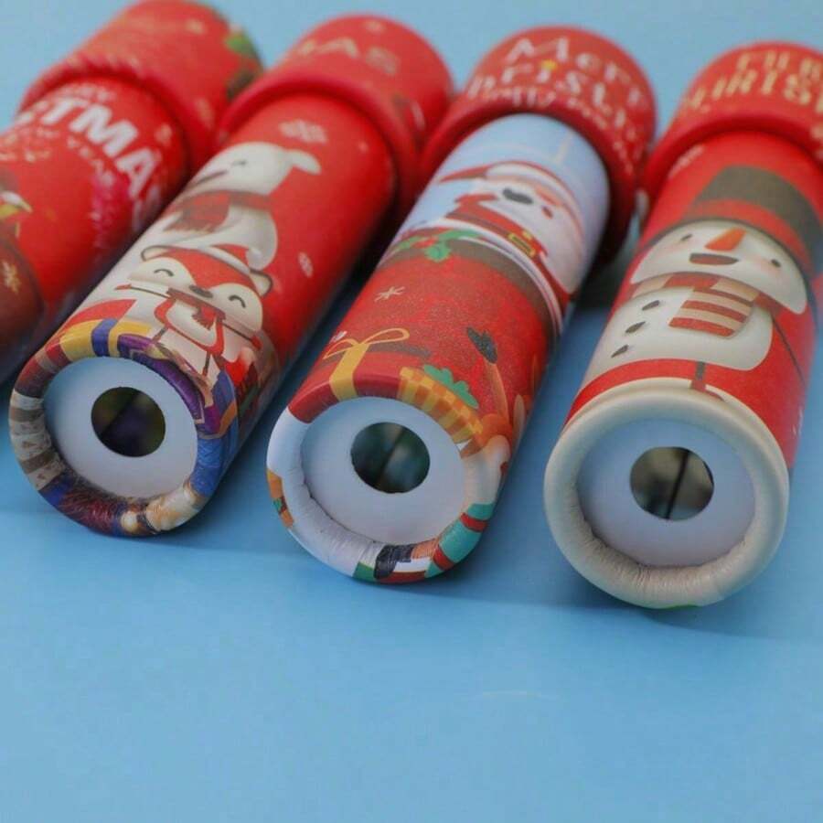 6 قطع من كاليدوسكوب عيد الميلاد، هدية عطلة إبداعية لعبة دوارة، كاليدوسكوب يدوي كلاسيكي مع مشاهد عيد الميلاد المدمجة، هدية حفلة، حشوة جوارب عيد الميلاد، هدية ديكورية ممتعة للمراهقين والبالغين، أسلوب عشوائي - متعدد الألوان - مشاهدة 1