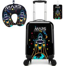16Inch Girls Luggage Case Set 3PCS Hardside Luggage With Spinner Wheels Boys Carry On Luggage With Neck Pillow - Kids' Suitcase - View 14