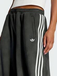 Adidas Originals Women's FAUX SUEDE TP Woven Long Pants LH1928 - Black - View 5