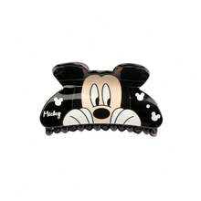 Disney 1pc Cartoon Design Hair Claw, Large Hair Claw, Classic Cartoon Image Design, Strong Grip Anti-Slip, Suitable For Updo And Half-Up Hairstyles, Daily Outings, Photo Matching, Fun And Cute Girl Hair Accessory, Cartoon Large Hair Claw, Classic Black And Red Color Scheme, 3D Cartoon Print, Secure And Non-Slip, Updo Tool, Internet Celebrity Style Atmosphere Hair Accessory, Versatile For Daily Wear - Multicolor - View 4
