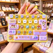 1 26-Key Mood Theme Fidget Keyboard Decompression Toy, Portable ...