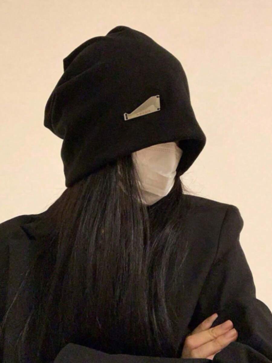 1pc Large Head Circumference Beanie Hat, Suitable For Spring/Summer Daily Wear And Matching - Multicolor - View 1