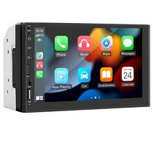 VENBES 7 Inch 2 DIN Wireless CarPlay Car Stereo, Bluetooth Touchscreen MP5 Player With FM Radio, USB/AUX, Steering Wheel Remote And 8-LED Rear Camera Optional - Main Unit - View 12