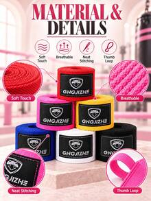 3pcsBoxing Hand Wraps-Athletic Wraps Designed For Sanda, Muay Thai, And ...