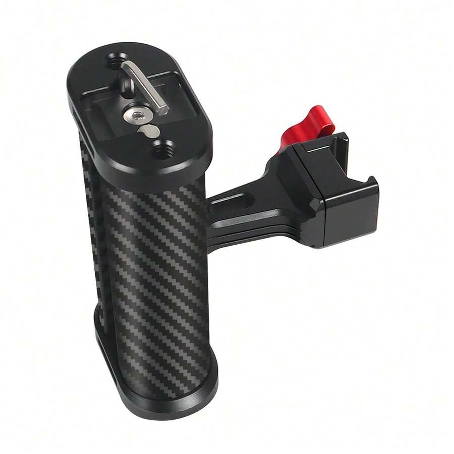 NATO Rail / 1/4" Screw Universal Camera Metal Side Handle With Cold Shoe Mount For Camera Cage Stabilizer - View 1